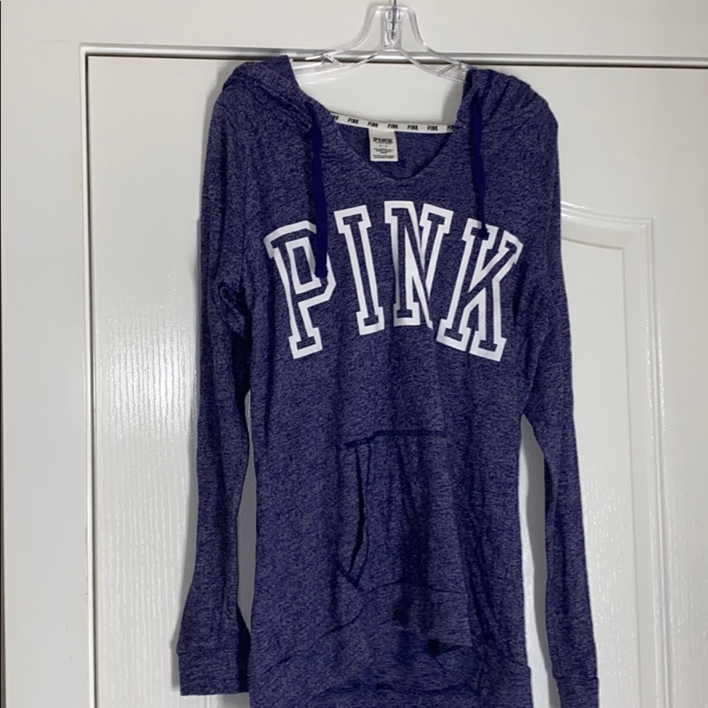 V-neck hoodie